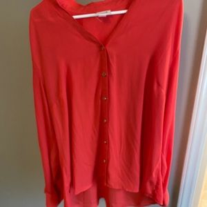 Long sleeve pink top